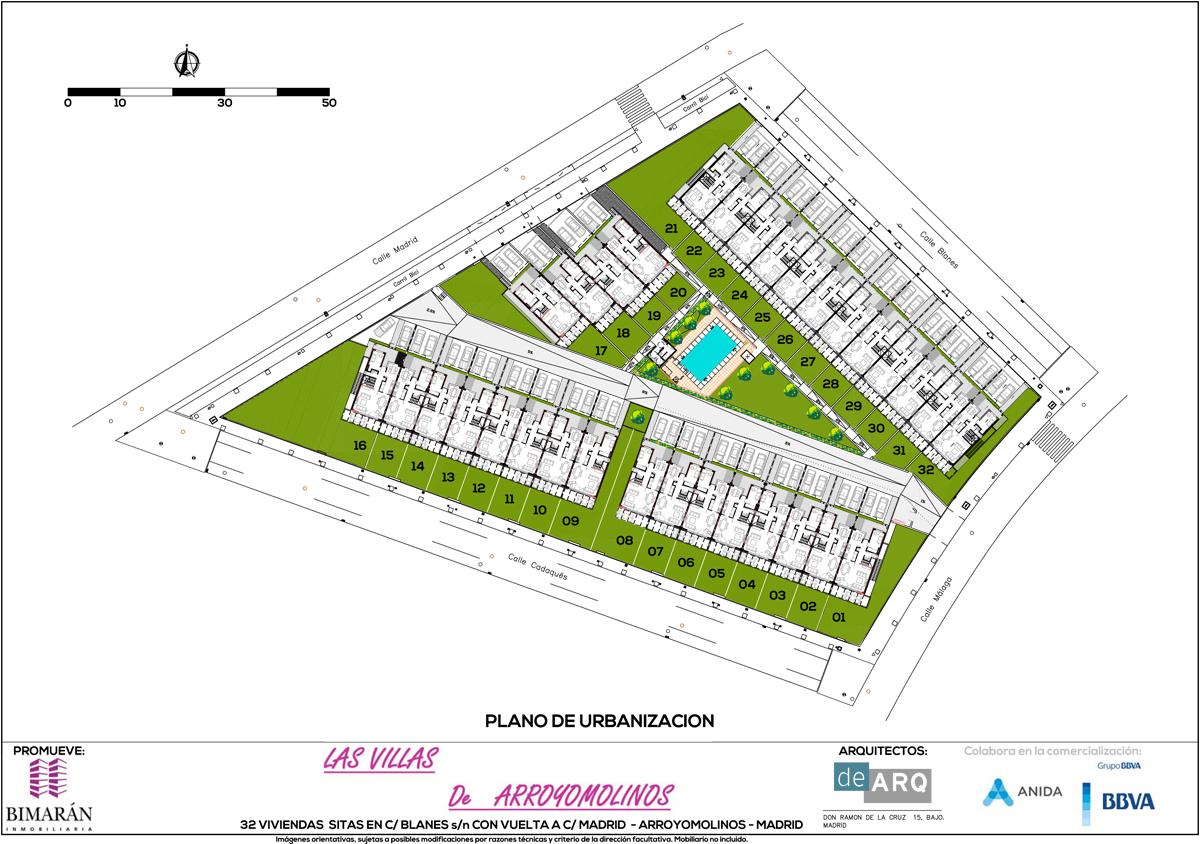 Plano general urbanización